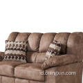 Sofa Kain Sectional Set Perabotan Sofa Ruang Tamu Dua Tempat Duduk